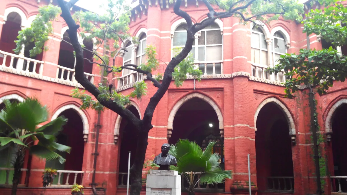 Inside the historic Madras Law College building in Chennai (representative image)