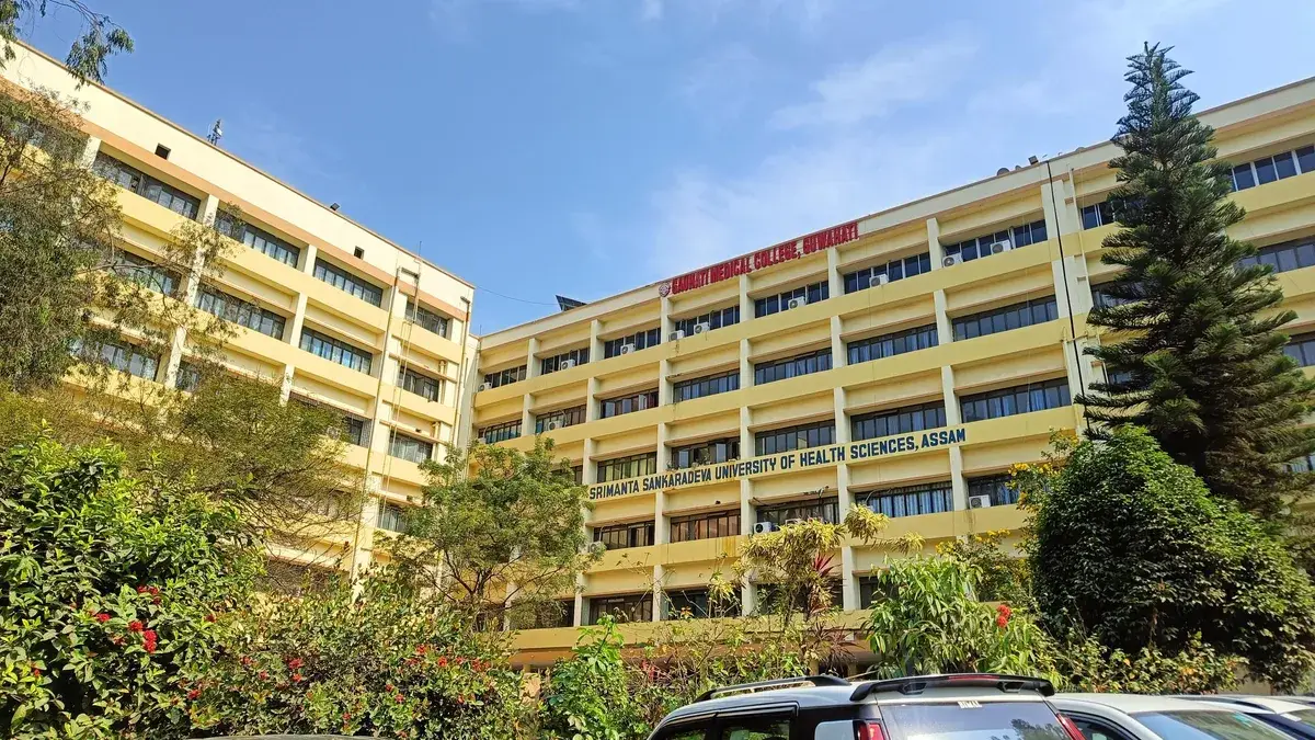 Gauhati Medical College in Guwahati, one of the institutes whose seats are filled through Assam NEET UG counselling.