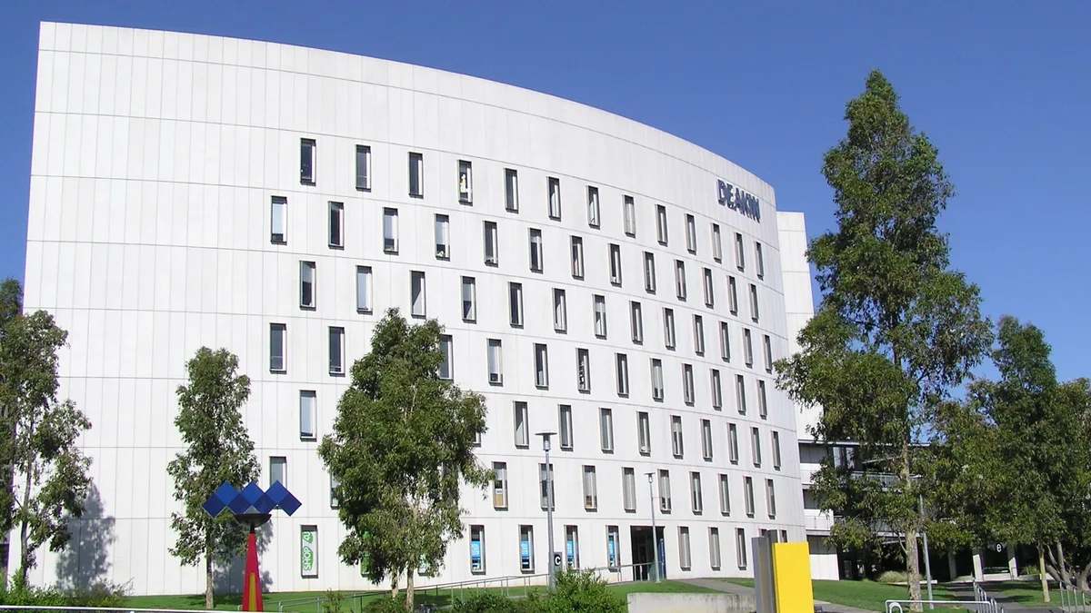 A building at Deakin University's Burwood campus in Melbourne. The new Applied AI programme will run at its GIFT City campus in Gujarat. (Representative image)