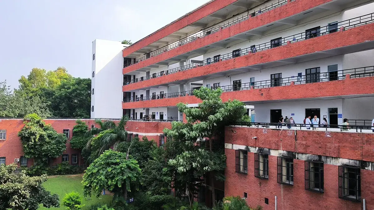 Ramjas College, a University of Delhi constituent college (representative image)