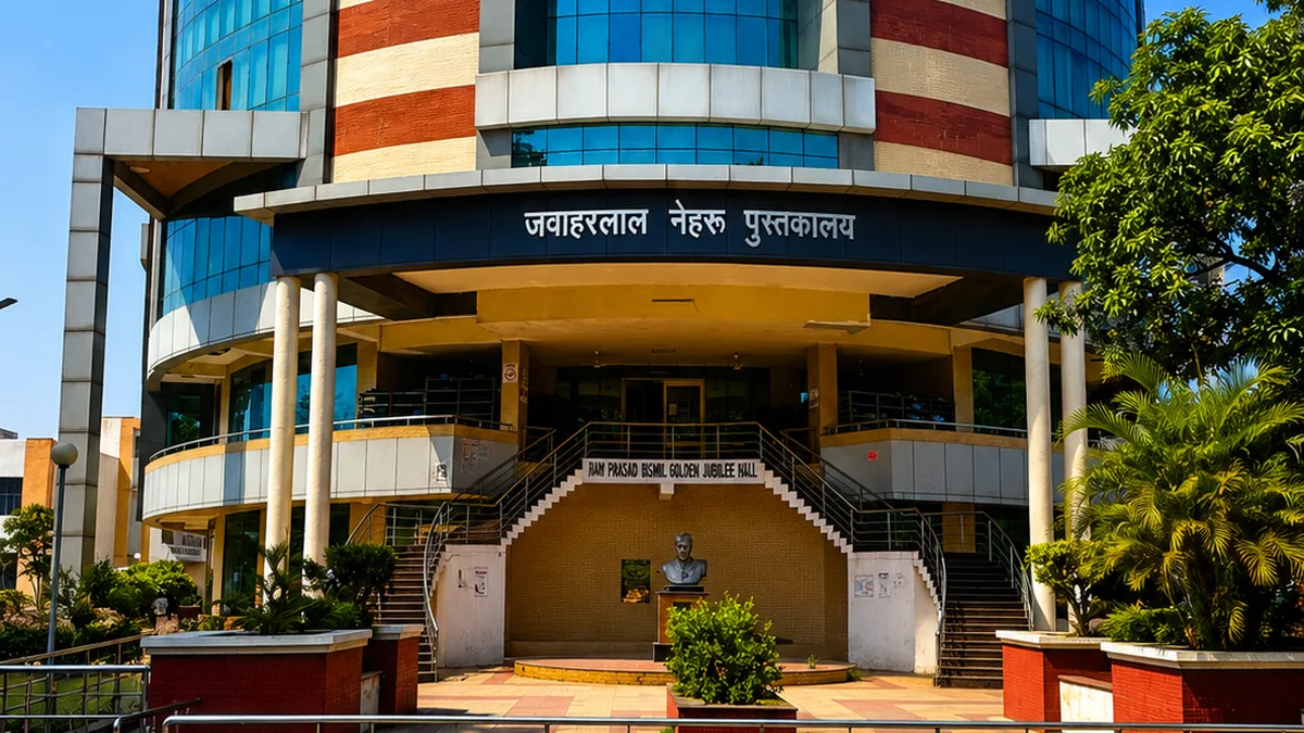 The Jawaharlal Nehru Library at Kurukshetra University, one of Haryana's public universities (representative image).