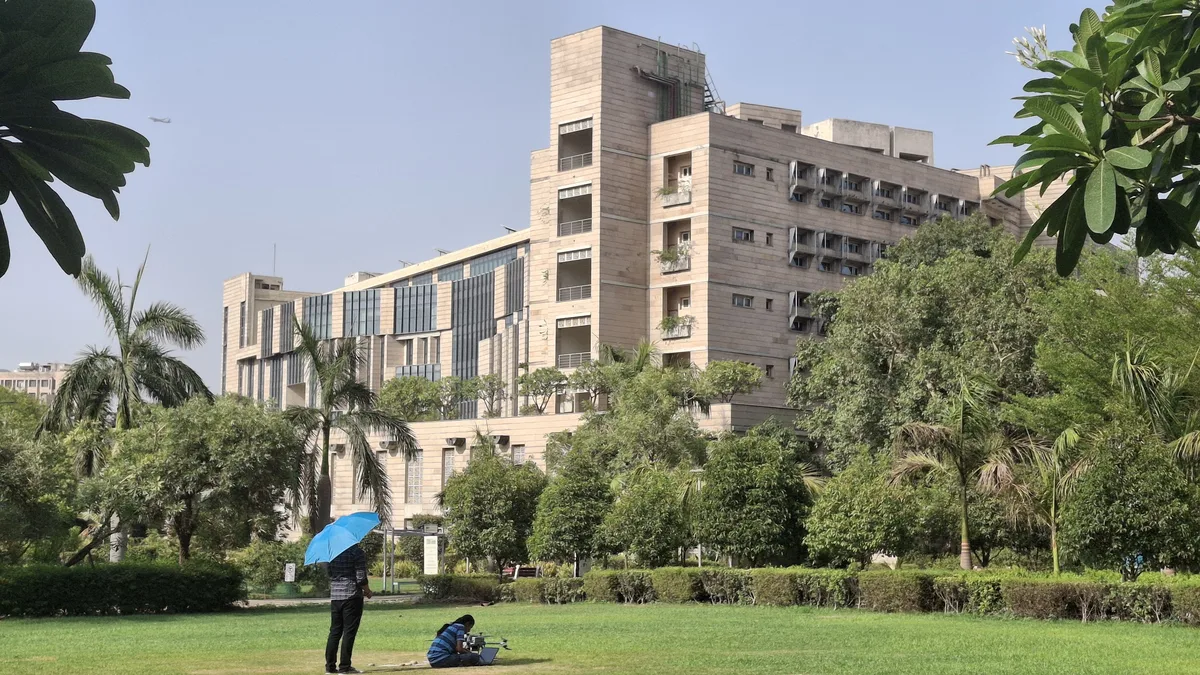 The IIIT-Delhi campus in Okhla, New Delhi. The institute's PhD Winter 2026 intake is open till November 15.
