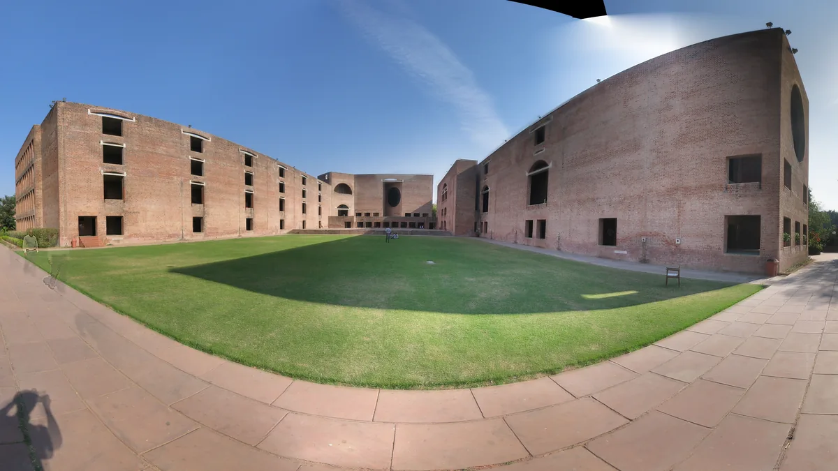 The old campus of IIM Ahmedabad, designed by Louis Kahn (representative image).