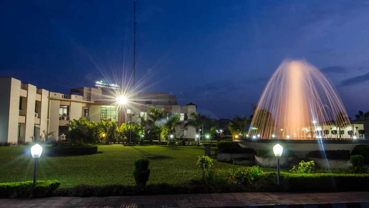 The IIM Kashipur campus at night (representative image)