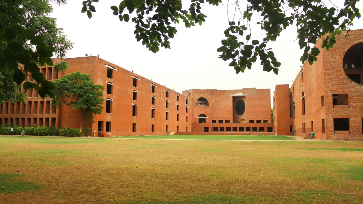 Louis Kahn Plaza on IIM Ahmedabad's heritage campus (representative image)