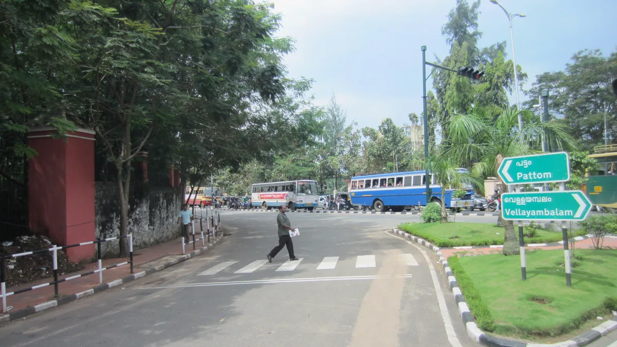 The Palayam area of Thiruvananthapuram, near the University of Kerala's Senate House campus (representative image).