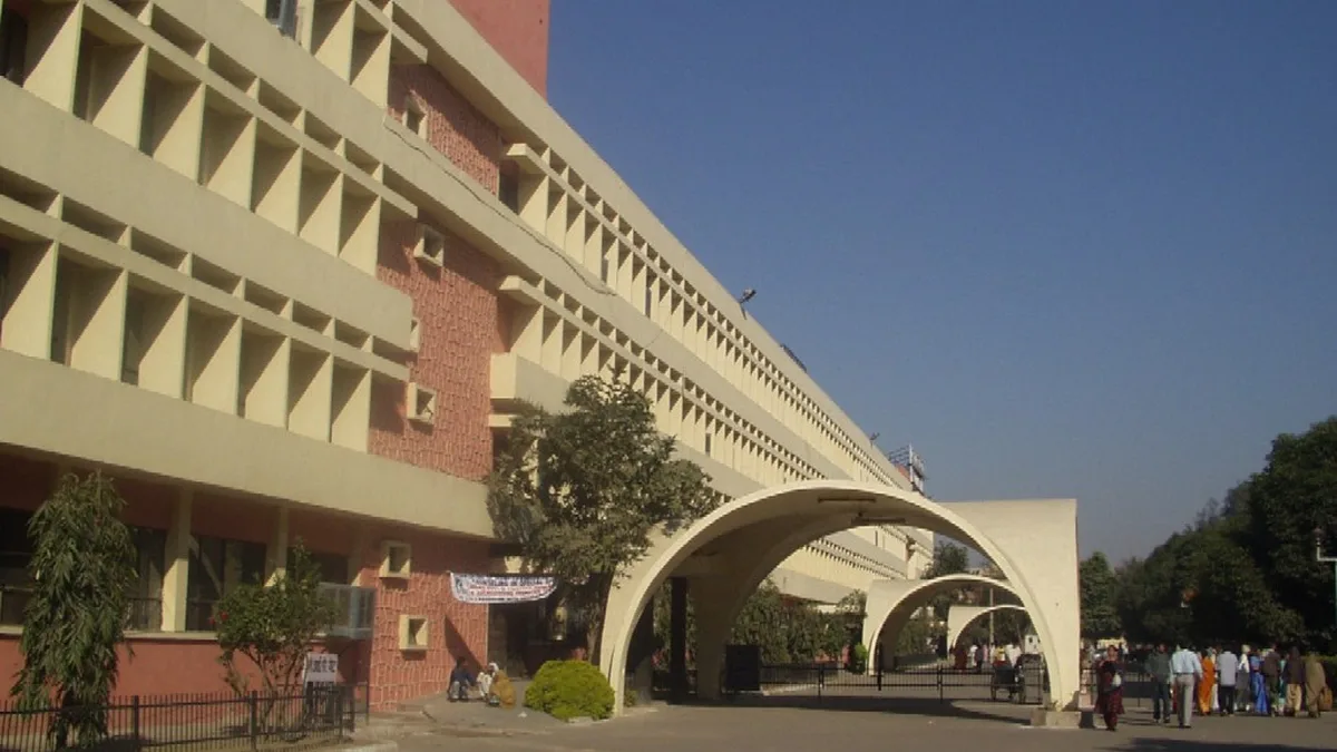 Guru Tegh Bahadur Hospital, the teaching hospital of University College of Medical Sciences in Delhi (representative image).