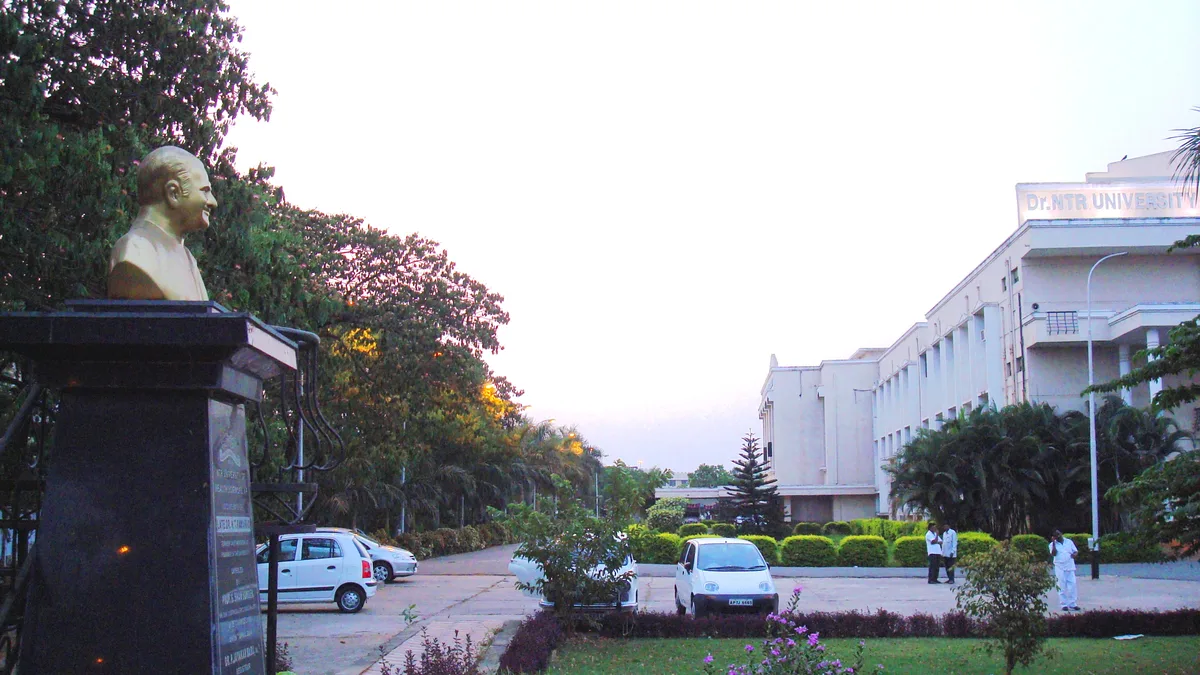 The campus of Dr NTR University of Health Sciences, Vijayawada, which conducts Andhra Pradesh NEET PG counselling.