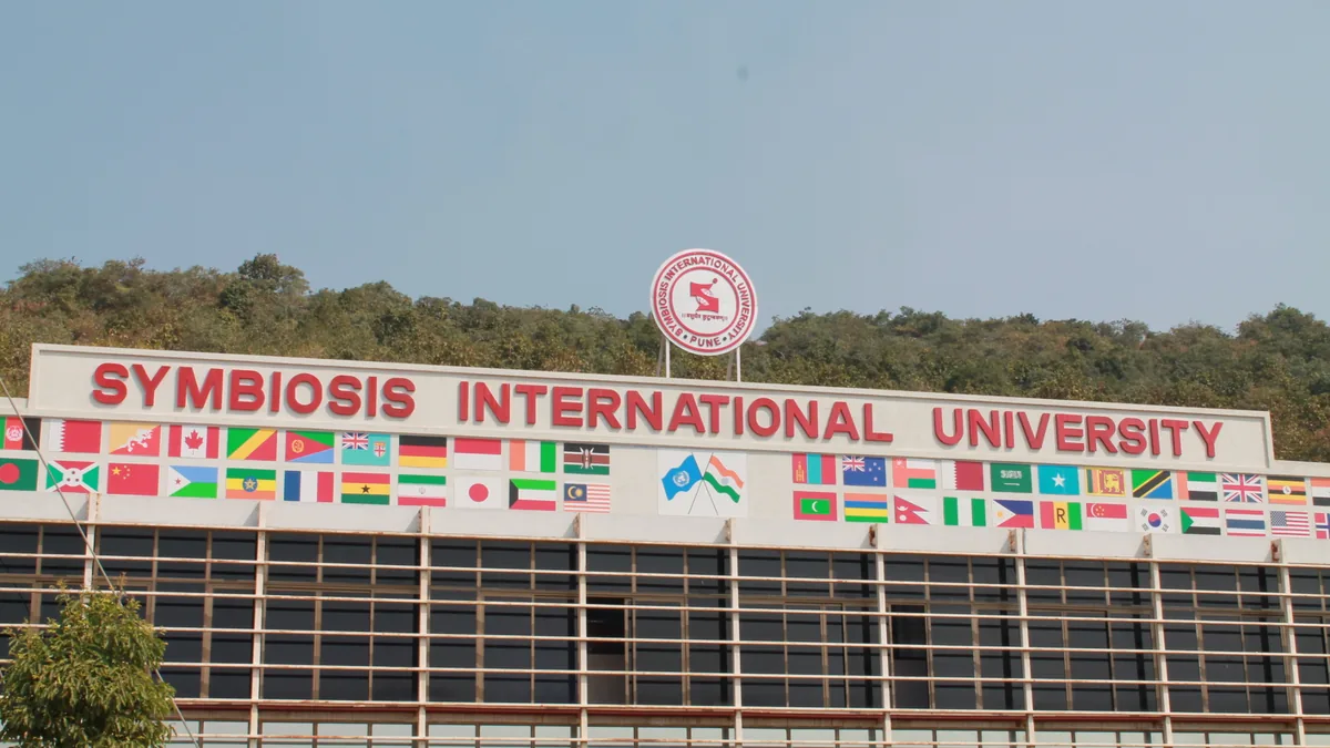 Signage at the Symbiosis International University campus in Pune (representative image; SIBM Bengaluru is a constituent of Symbiosis International)