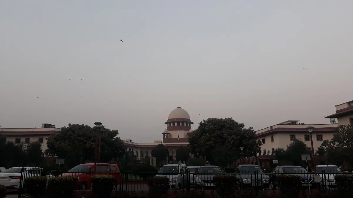 The Supreme Court of India building in New Delhi