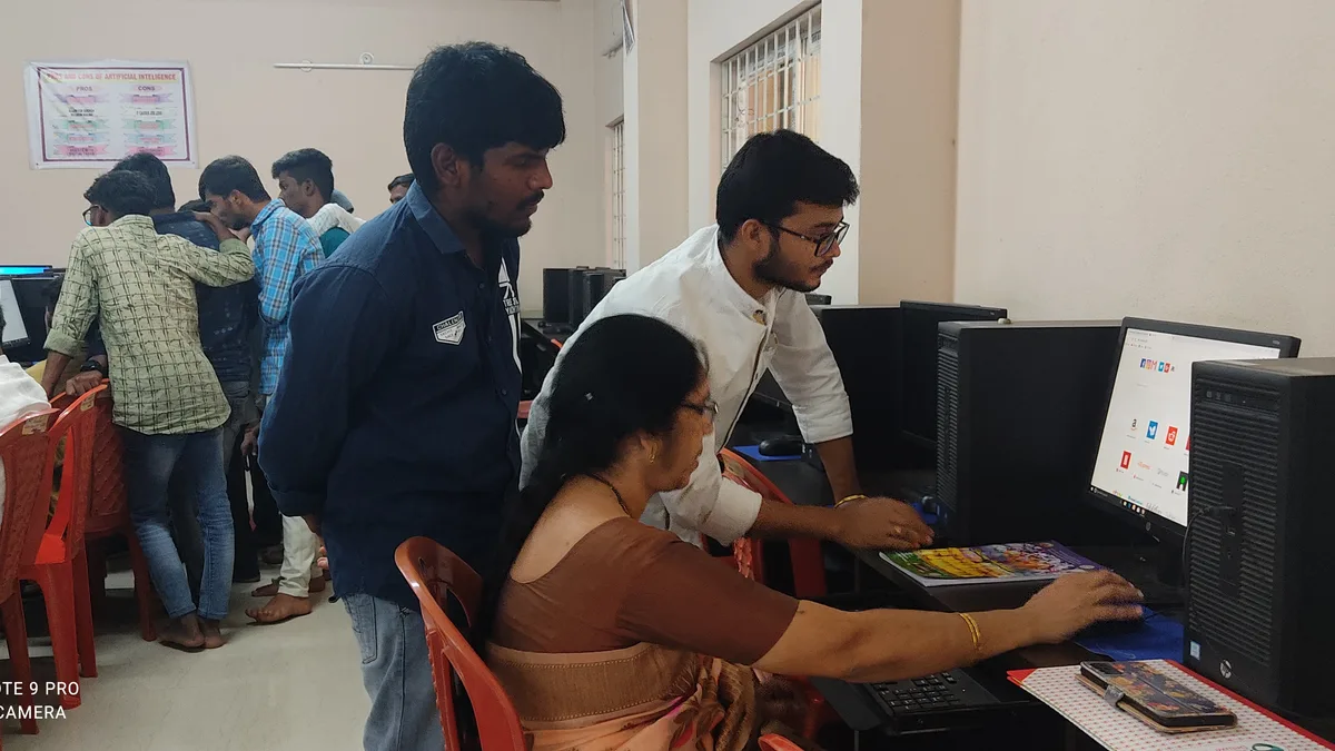A computer lab session at an Indian college (representative image)