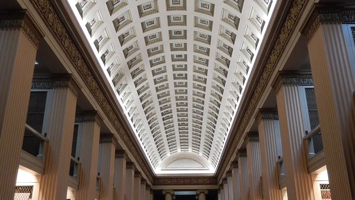 The Old College interior at the University of Edinburgh, where eligible students on the new pathways will complete their degrees