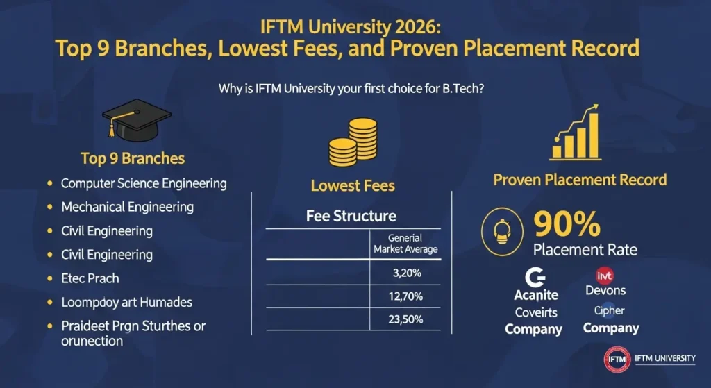 IFTM University ही क्यों है B.Tech के लिए आपकी पहली पसंद