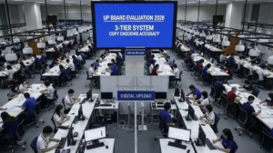 UP Board Evaluation 2026: 3-Tier System से बढ़ेगी Copy Checking की Accuracy — CCTV, Digital Upload और Step Marking से पारदर्शी बनेगा Result