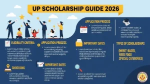 UP Scholarship Guide 2026: UP के Colleges में कैसे मिलेगी Free Education? SC, ST, OBC, General — हर Category की पूरी जानकारी यहाँ