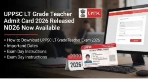 UPPSC LT Grade Teacher Admit Card 2026: Computer Science का Hall Ticket जारी — 5 April को Exam, OTR Number से करें Download; Exam Day Guidelines पूरी जानकारी