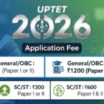 UPTET 2026 Application Fee