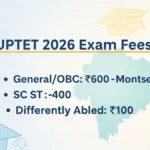 UPTET 2026 Fee