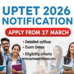 UPTET 2026 Notification