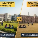 Private vs Government University in UP