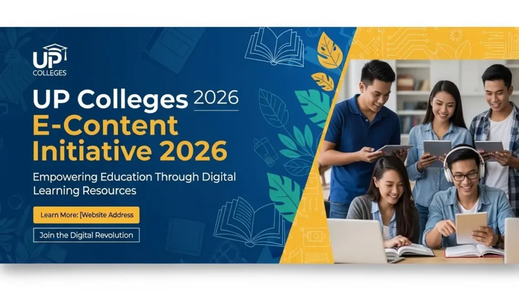 UP Colleges E-Content Initiative 2026