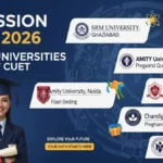 admission open 2026 up top universities without cuet