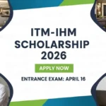 itm ihm scholarship apply 2026