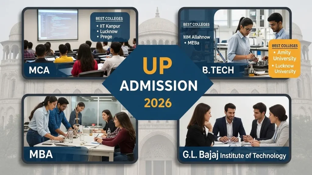 up admission 2026 mca btech mba best colleges