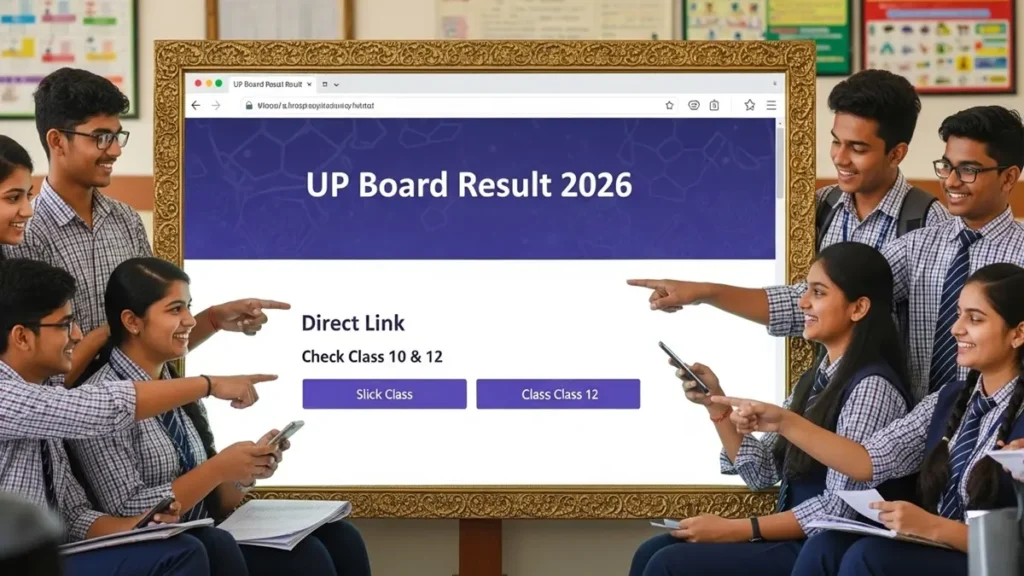 up board result 2026 direct link check class 10 12