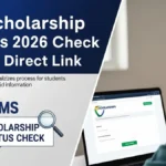 up scholarship status 2026 check pfms direct link