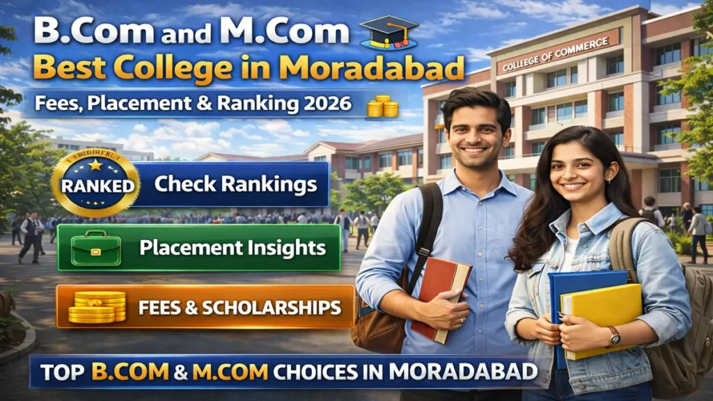 B.Com and M.Com Best College in Moradabad – Fees, Placement & Ranking 2026