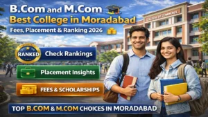 B.Com and M.Com Best College in Moradabad – Fees, Placement & Ranking 2026