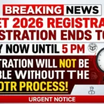 UPTET 2026 Registration Ends Today